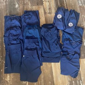 Womens Cherokee Scrubs Navy